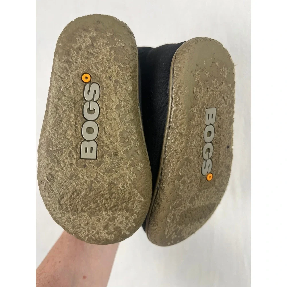Bogs Baby Bogs Solid Black Waterproof Insulated Winter Boots Toddler Size 5